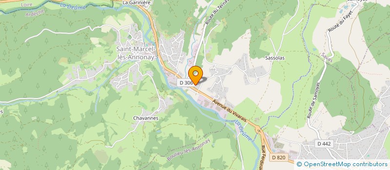localisation de l'entreprise MADAME CHRISTELLE BONNOT à SAINT-MARCEL-LES-ANNONAY