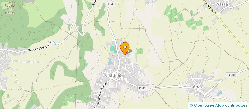 localisation de l'entreprise MADAME CHRISTELLE BONY  CHAURIAT