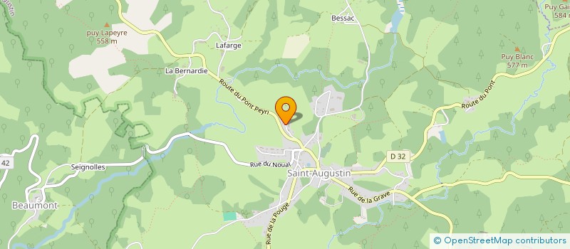 localisation de l'entreprise MADAME CHRISTELLE BORDES  SAINT-AUGUSTIN