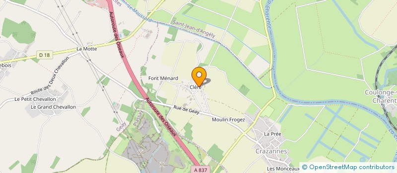 localisation de l'entreprise MADAME CHRISTELLE BORION  CRAZANNES