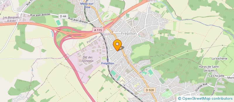 localisation de l'entreprise MADAME CHRISTELLE BOUCA  FREPILLON