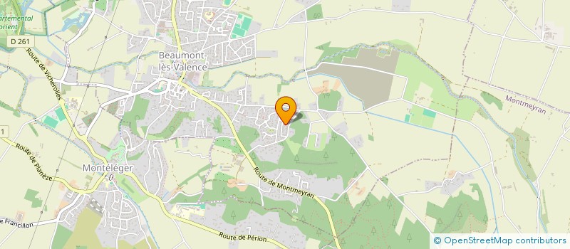 localisation de l'entreprise MADAME CHRISTELLE BOUCHARDON à BEAUMONT-LES-VALENCE