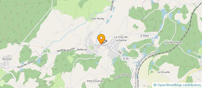localisation de l'entreprise MADAME CHRISTELLE BOUCHER à RILHAC-LASTOURS