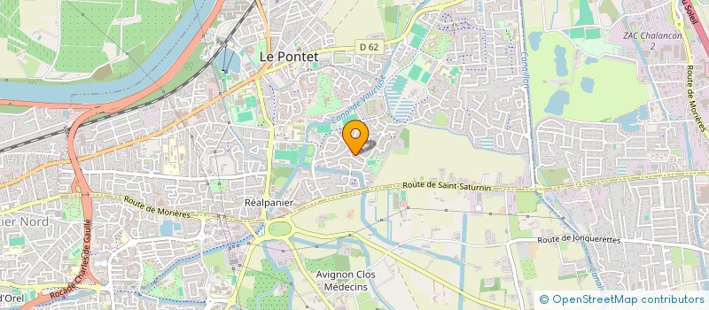 localisation de l'entreprise MADAME CHRISTELLE BOUCHET  LE PONTET