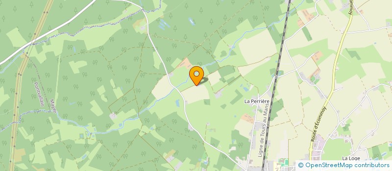 localisation de l'entreprise MADAME CHRISTELLE BOUFFELIERE  MAYET