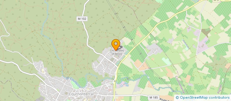 localisation de l'entreprise MADAME CHRISTELLE BOUGETTE  COURNONTERRAL