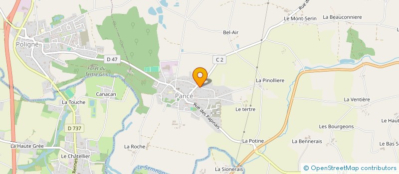 localisation de l'entreprise MADAME CHRISTELLE BOUGLE  PANCE