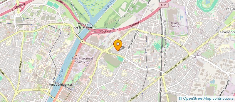 localisation de l'entreprise MADAME CHRISTELLE BOUISSET à ANGERS