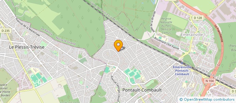 localisation de l'entreprise MADAME CHRISTELLE BOULET à PONTAULT-COMBAULT