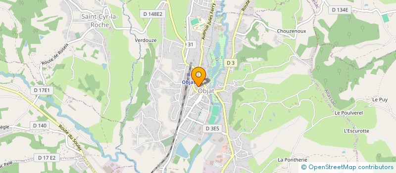 localisation de l'entreprise MADAME CHRISTELLE BOULLE  VOUTEZAC