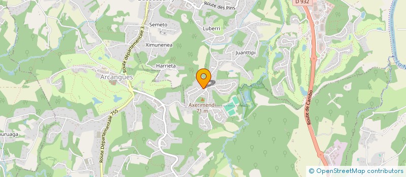 localisation de l'entreprise MADAME CHRISTELLE BOURAS  BASSUSSARRY