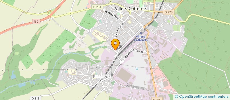 localisation de l'entreprise MADAME CHRISTELLE BOURGES  VILLERS-COTTERETS