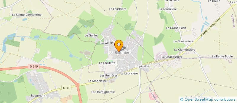 localisation de l'entreprise MADAME CHRISTELLE BOURON  SAINTE-FOY