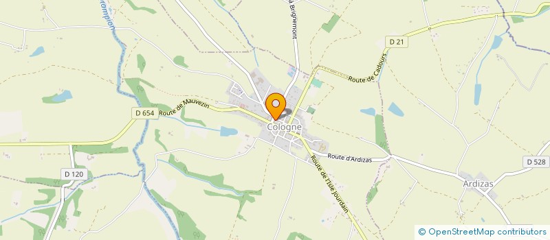 localisation de l'entreprise MADAME CHRISTELLE BOUSSAROT  COLOGNE