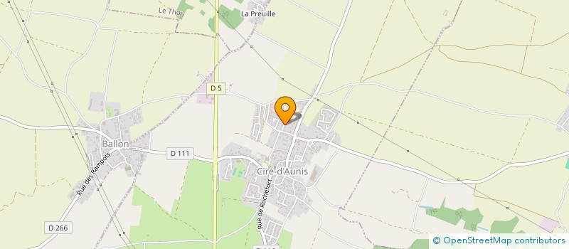 localisation de l'entreprise MADAME CHRISTELLE BOUTIN  CIRE-D'AUNIS