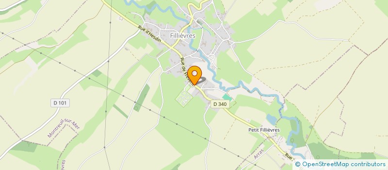 localisation de l'entreprise MADAME CHRISTELLE BOUTTEMY  FILLIEVRES