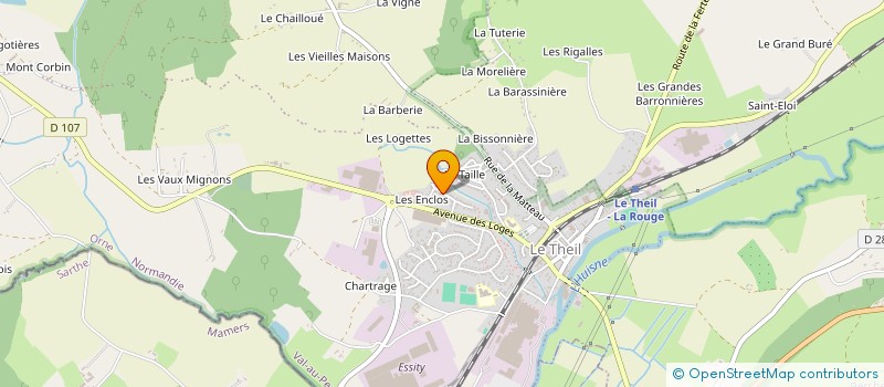 localisation de l'entreprise MADAME CHRISTELLE BOUTTIER à VAL-AU-PERCHE