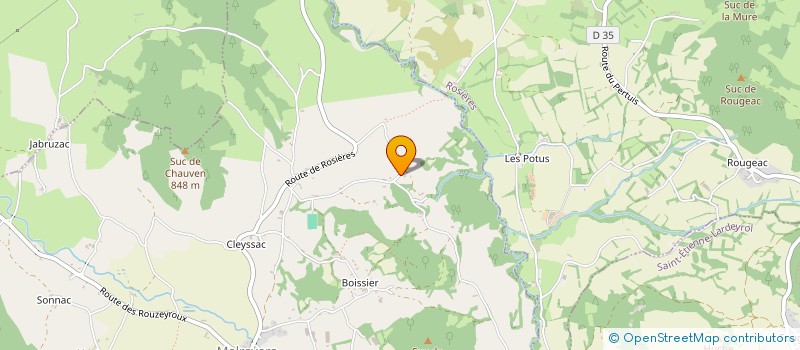 localisation de l'entreprise MADAME CHRISTELLE BOYER  MALREVERS