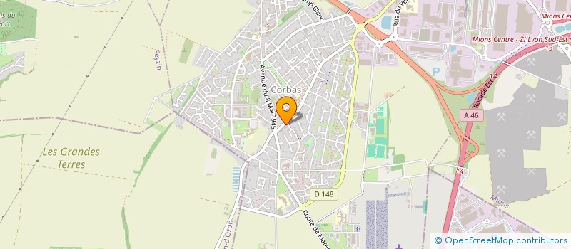 localisation de l'entreprise MADAME CHRISTELLE BRACCHI à CORBAS