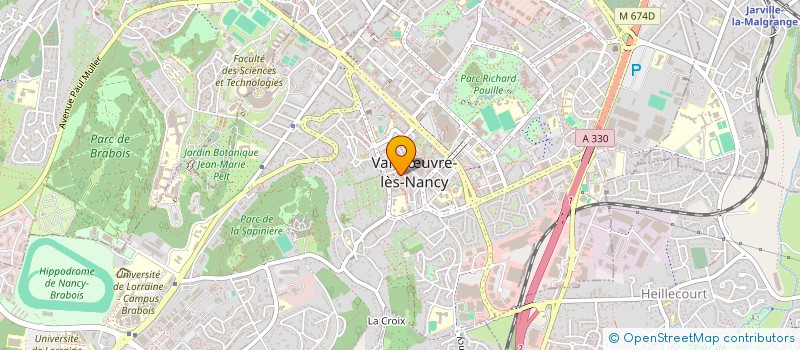 localisation de l'entreprise MADAME CHRISTELLE BRACHET  VANDUVRE-LES-NANCY