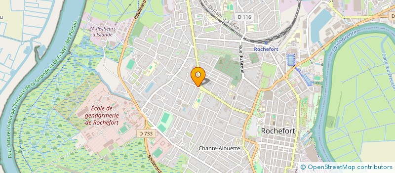 localisation de l'entreprise MADAME CHRISTELLE BRAND  ROCHEFORT