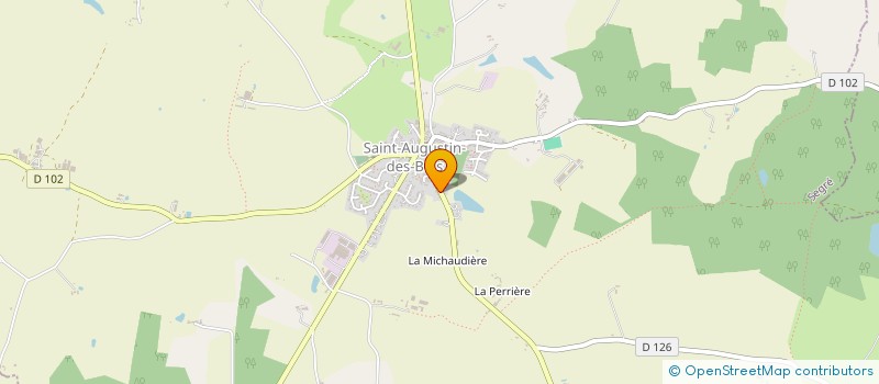 localisation de l'entreprise MADAME CHRISTELLE BREVET  SAINT-AUGUSTIN-DES-BOIS