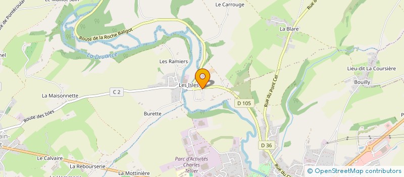 localisation de l'entreprise MADAME CHRISTELLE BRODIN  CONDE-EN-NORMANDIE