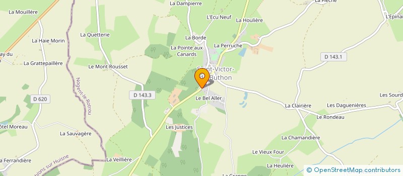 localisation de l'entreprise MADAME CHRISTELLE BROUARD à SAINT-VICTOR-DE-BUTHON
