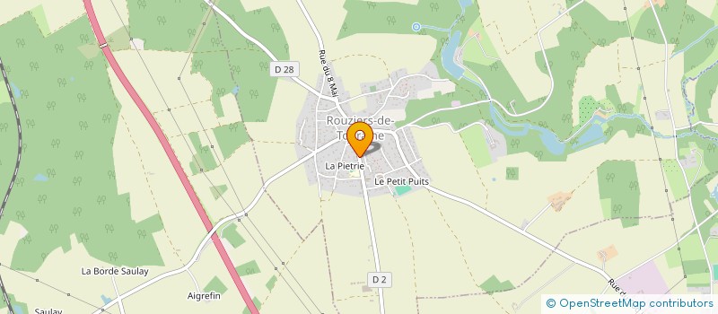 localisation de l'entreprise MADAME CHRISTELLE BRUCY  ROUZIERS-DE-TOURAINE