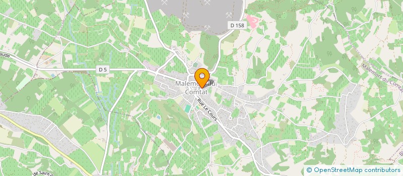 localisation de l'entreprise MADAME CHRISTELLE BRUNET  MALEMORT-DU-COMTAT