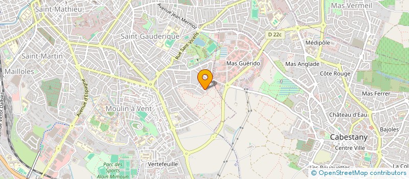 localisation de l'entreprise MADAME CHRISTELLE BUCHACA  BAGES