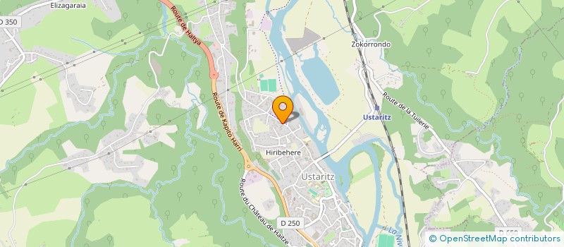 localisation de l'entreprise MADAME CHRISTELLE BUGAJ  USTARITZ