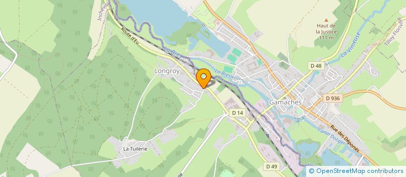 localisation de l'entreprise MADAME CHRISTELLE BUQUET  LONGROY