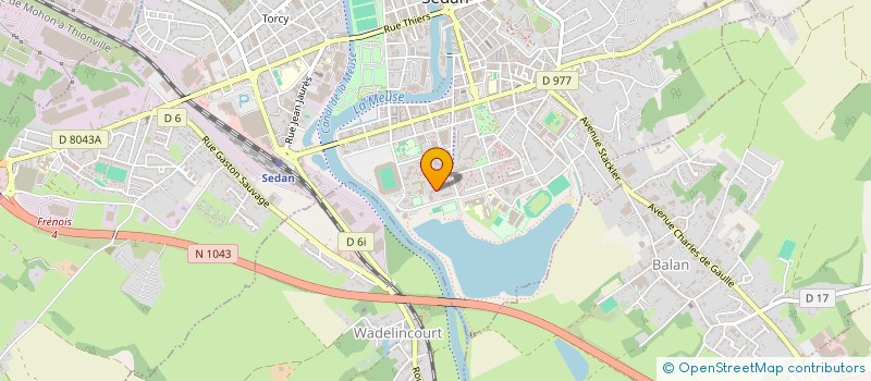 localisation de l'entreprise MADAME CHRISTELLE BURDUKIEWICZ  SEDAN