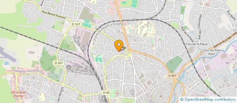 localisation de l'entreprise MADAME CHRISTELLE BURLIER à NEVERS