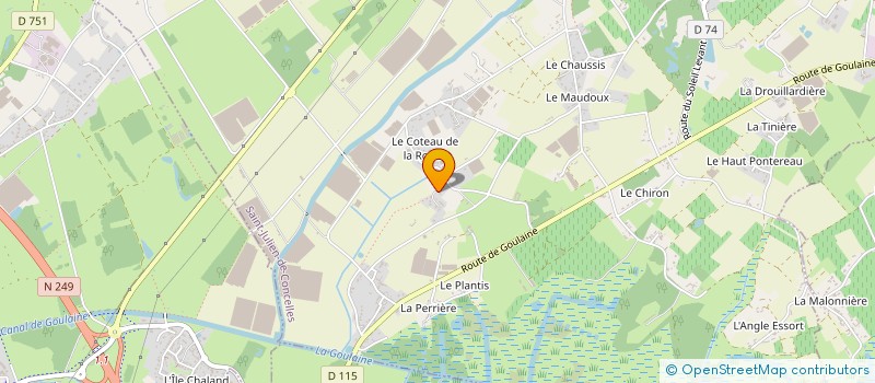 localisation de l'entreprise MADAME CHRISTELLE BURON à SAINT-JULIEN-DE-CONCELLES