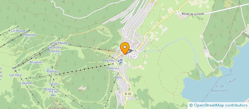 localisation de l'entreprise MADAME CHRISTELLE BUSCAILL  LES ANGLES