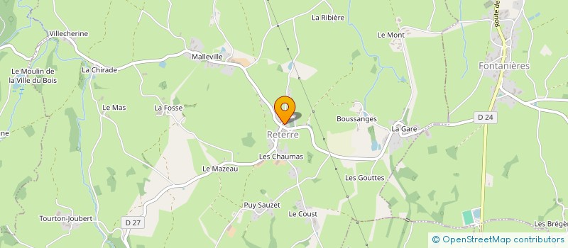 localisation de l'entreprise MADAME CHRISTELLE BUXERON à RETERRE