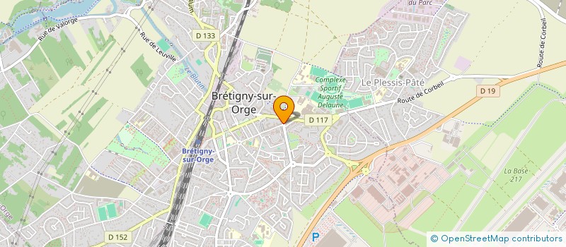 localisation de l'entreprise MADAME CHRISTELLE BWASI-LUBAYA à BRETIGNY-SUR-ORGE