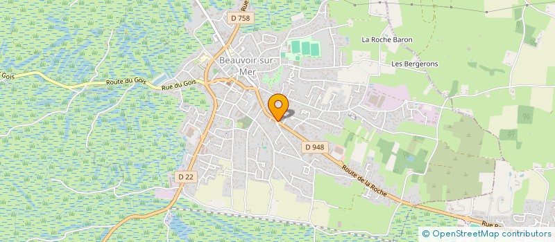 localisation de l'entreprise MADAME CHRISTELLE CACHOIRE  BEAUVOIR-SUR-MER