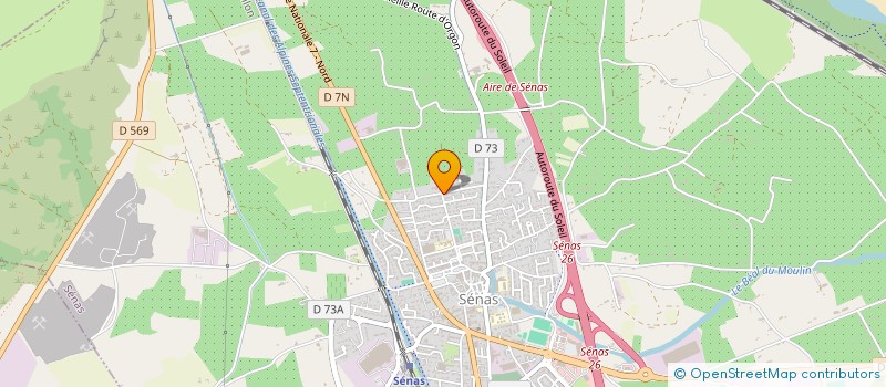 localisation de l'entreprise MADAME CHRISTELLE CAFFARELLI  SENAS