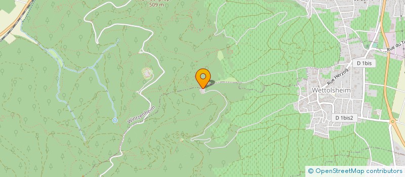 localisation de l'entreprise MADAME CHRISTELLE CAILLE  WETTOLSHEIM