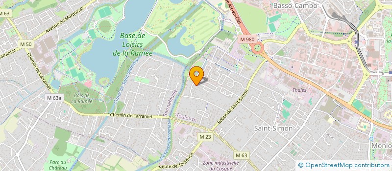 localisation de l'entreprise MADAME CHRISTELLE CAILLIE à TOULOUSE