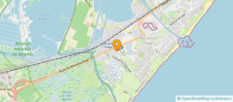 localisation de l'entreprise MADAME CHRISTELLE CALON à MARSEILLAN