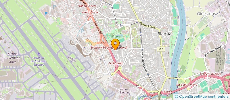 localisation de l'entreprise MADAME CHRISTELLE CALZADO  BLAGNAC