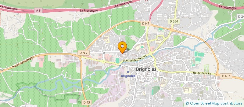 localisation de l'entreprise MADAME CHRISTELLE CAMPISI à BRIGNOLES