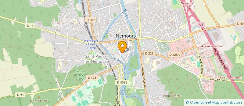 localisation de l'entreprise MADAME CHRISTELLE CAMPUS  NEMOURS