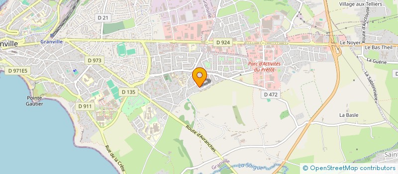 localisation de l'entreprise MADAME CHRISTELLE CAMUS  GRANVILLE