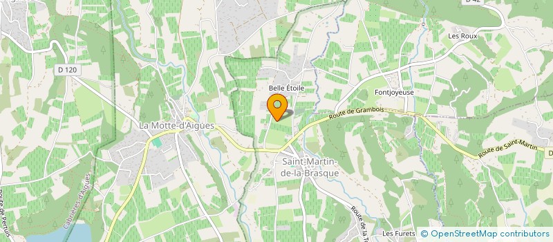 localisation de l'entreprise MADAME CHRISTELLE CANAL  SAINT-MARTIN-DE-LA-BRASQUE