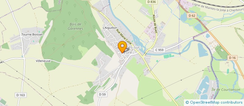 localisation de l'entreprise MADAME CHRISTELLE CANO  GARENNES-SUR-EURE